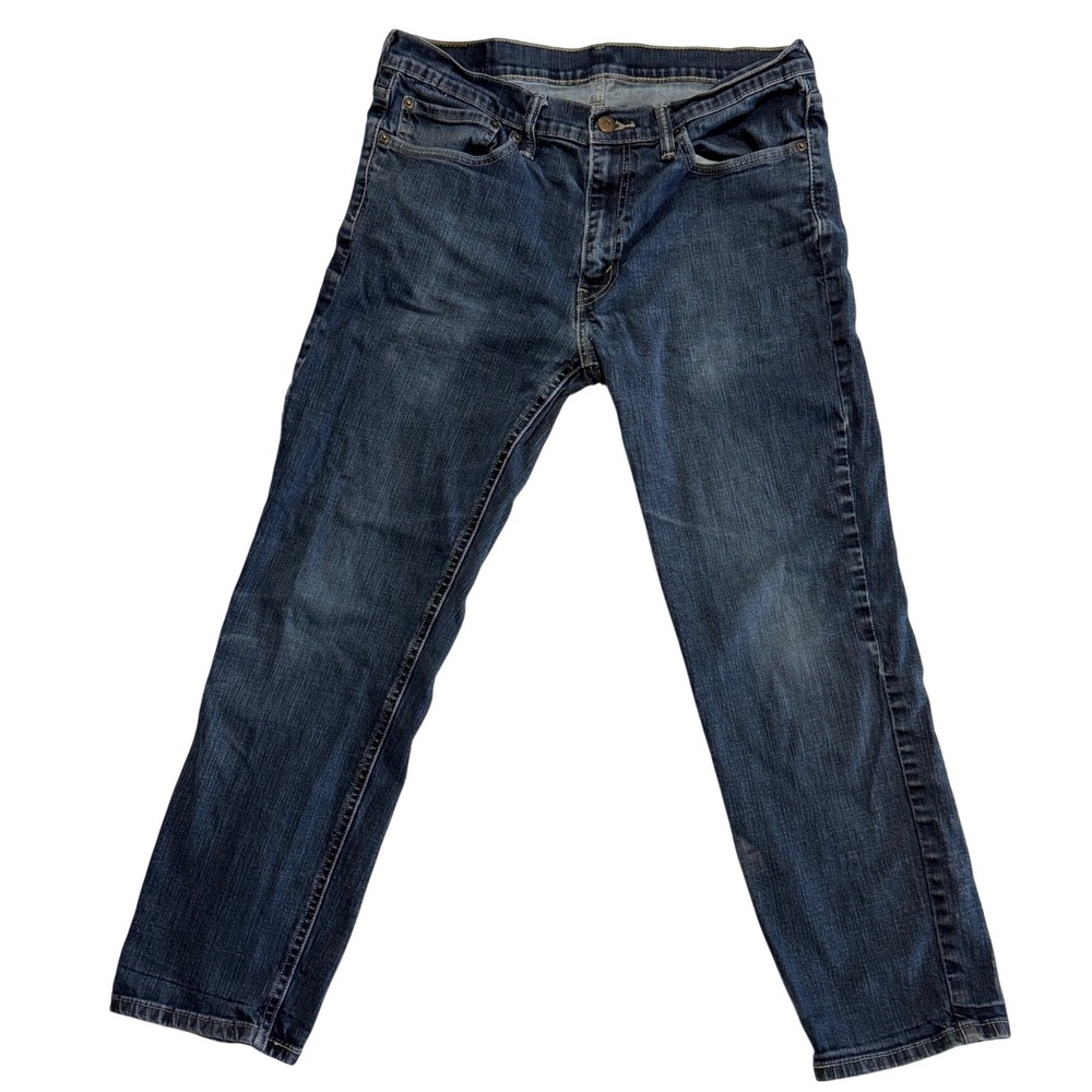 Men's Levis 541 Athletic Taper Jeans Mens 34x30 Dark Wash Blue Denim Pants